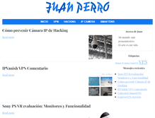 Tablet Screenshot of juanperro.net